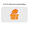 4 X 7 Aluminum License Plate  Thumbnail
