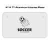 4 X 7 Aluminum License Plate  Thumbnail