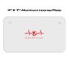 4 X 7 Aluminum License Plate  Thumbnail