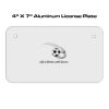 4 X 7 Aluminum License Plate  Thumbnail
