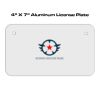 4 X 7 Aluminum License Plate  Thumbnail