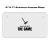 4 X 7 Aluminum License Plate  Thumbnail
