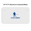 4 X 7 Aluminum License Plate  Thumbnail