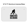4 X 7 Aluminum License Plate  Thumbnail