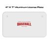 4 X 7 Aluminum License Plate  Thumbnail