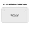 4 X 7 Aluminum License Plate  Thumbnail