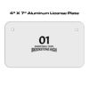 4 X 7 Aluminum License Plate  Thumbnail