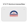 4 X 7 Aluminum License Plate  Thumbnail