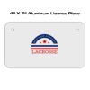4 X 7 Aluminum License Plate  Thumbnail