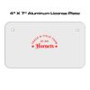 4 X 7 Aluminum License Plate  Thumbnail