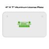 4 X 7 Aluminum License Plate  Thumbnail
