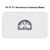 4 X 7 Aluminum License Plate  Thumbnail