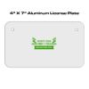 4 X 7 Aluminum License Plate  Thumbnail