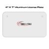 4 X 7 Aluminum License Plate  Thumbnail