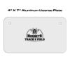 4 X 7 Aluminum License Plate  Thumbnail