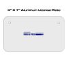 4 X 7 Aluminum License Plate  Thumbnail