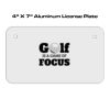 4 X 7 Aluminum License Plate  Thumbnail