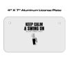 4 X 7 Aluminum License Plate  Thumbnail