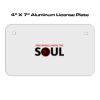 4 X 7 Aluminum License Plate  Thumbnail