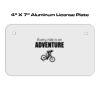4 X 7 Aluminum License Plate  Thumbnail