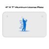 4 X 7 Aluminum License Plate  Thumbnail