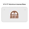 4 X 7 Aluminum License Plate  Thumbnail