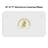 4 X 7 Aluminum License Plate  Thumbnail