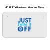 4 X 7 Aluminum License Plate  Thumbnail