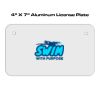 4 X 7 Aluminum License Plate  Thumbnail
