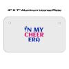 4 X 7 Aluminum License Plate  Thumbnail