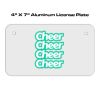4 X 7 Aluminum License Plate  Thumbnail
