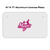 4 X 7 Aluminum License Plate  Thumbnail