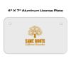 4 X 7 Aluminum License Plate  Thumbnail