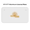 4 X 7 Aluminum License Plate  Thumbnail