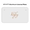 4 X 7 Aluminum License Plate  Thumbnail