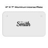 4 X 7 Aluminum License Plate  Thumbnail