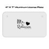4 X 7 Aluminum License Plate  Thumbnail