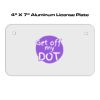 4 X 7 Aluminum License Plate  Thumbnail