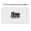4 X 7 Aluminum License Plate  Thumbnail