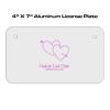 4 X 7 Aluminum License Plate  Thumbnail