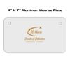 4 X 7 Aluminum License Plate  Thumbnail