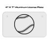 4 X 7 Aluminum License Plate  Thumbnail