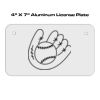 4 X 7 Aluminum License Plate  Thumbnail