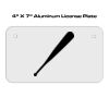 4 X 7 Aluminum License Plate  Thumbnail