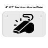 4 X 7 Aluminum License Plate  Thumbnail