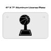 4 X 7 Aluminum License Plate  Thumbnail