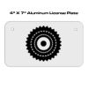 4 X 7 Aluminum License Plate  Thumbnail