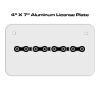 4 X 7 Aluminum License Plate  Thumbnail