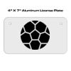 4 X 7 Aluminum License Plate  Thumbnail