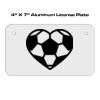 4 X 7 Aluminum License Plate  Thumbnail